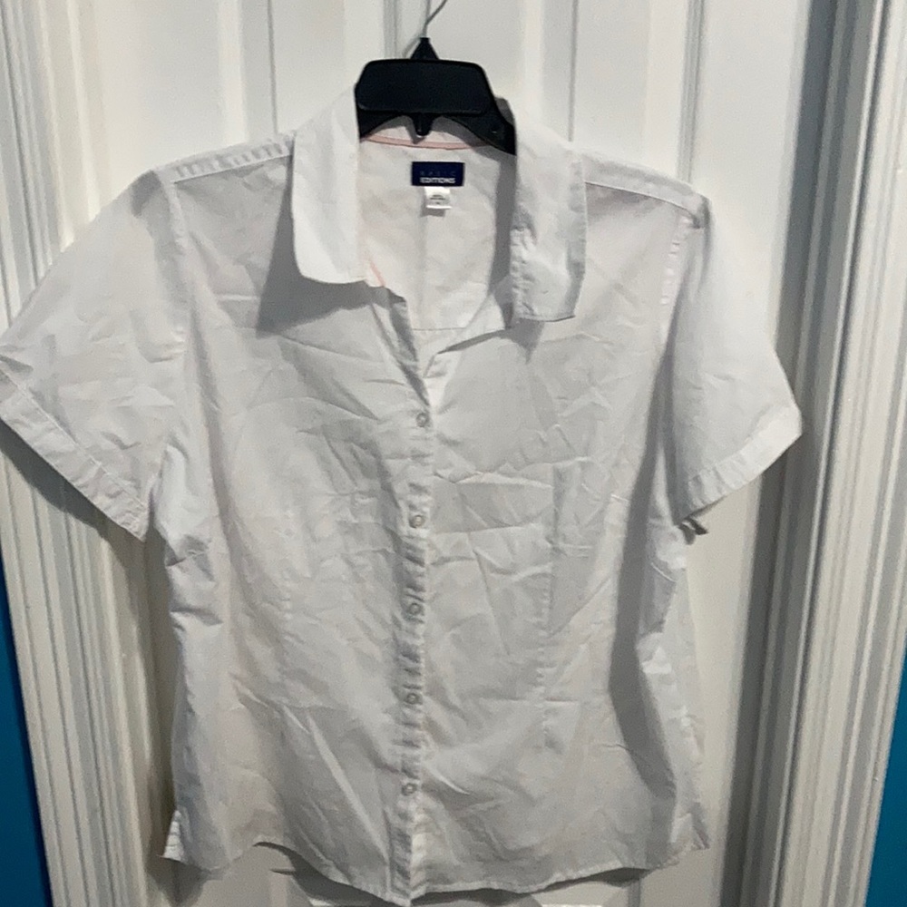 White button down